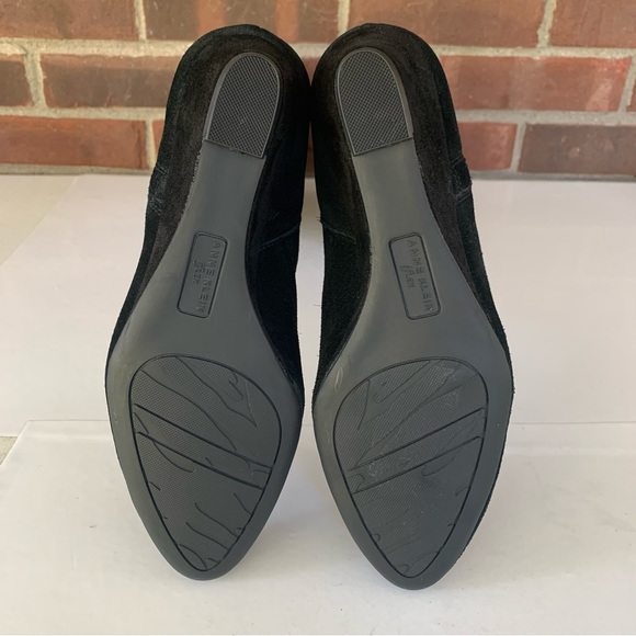 Anne Klein Womens Alanna Black Suede Knee High Wedge Boots Size US 8.5 M - Picture 5 of 10